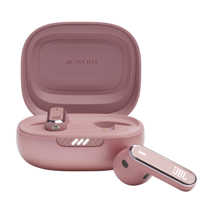 JBL Live Flex - Rose - True wireless Noise Cancelling earbuds - Hero image number null
